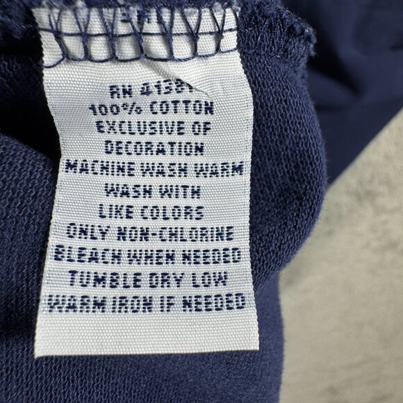 Polo Ralph Lauren 3XB Big Navy Blue Polo Shirt Red Pony Cotton Knit - Picture 8 of 8